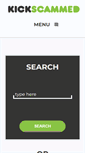 Mobile Screenshot of kickscammed.com